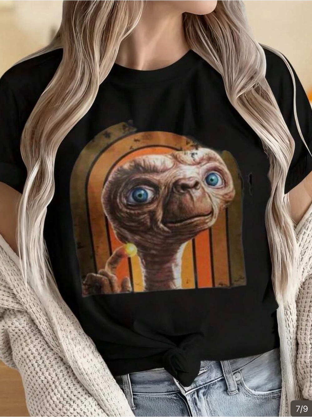 E.T. Graphic Reptile Lover Black T‑Shirt